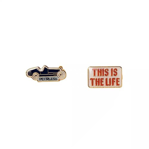 志明日潮VISVIM LAPEL PIN SET 21AW老爷车徽章 余文乐胸针套装