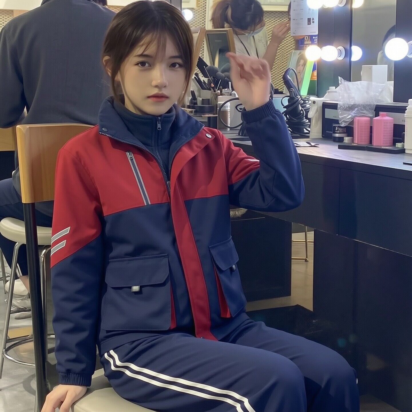秋冬小学校服防水套装可拆卸冲锋衣二件套初高中生班服外套加厚