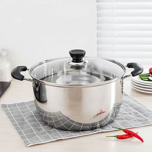 不锈钢奶锅汤锅韩式加厚煮面小奶锅迷你小锅泡面辅食锅电磁炉通用