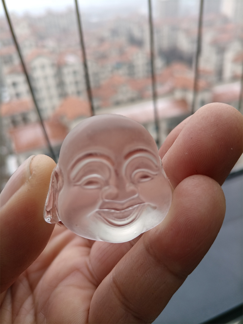 精品项链仿真白水晶佛公