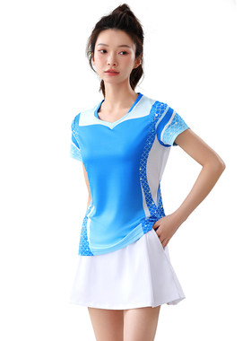 天识新款羽毛球排球队服