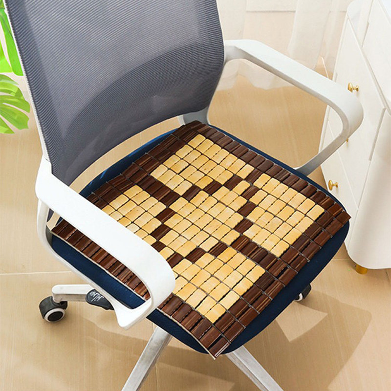 夏天竹席凉席坐垫屁垫夏季透气办公室汽车麻将椅子垫子凉垫座椅垫