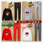 卫衣套装 女装 女春秋韩版 大码 学生 学生潮宽松休闲运动套装 2022新款