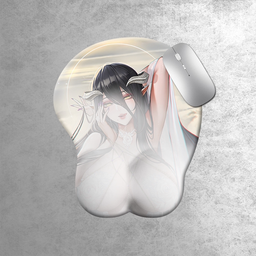 雅儿贝德3d立体鼠标垫硅胶护腕垫二次元禁欲系美女定制防腱鞘炎