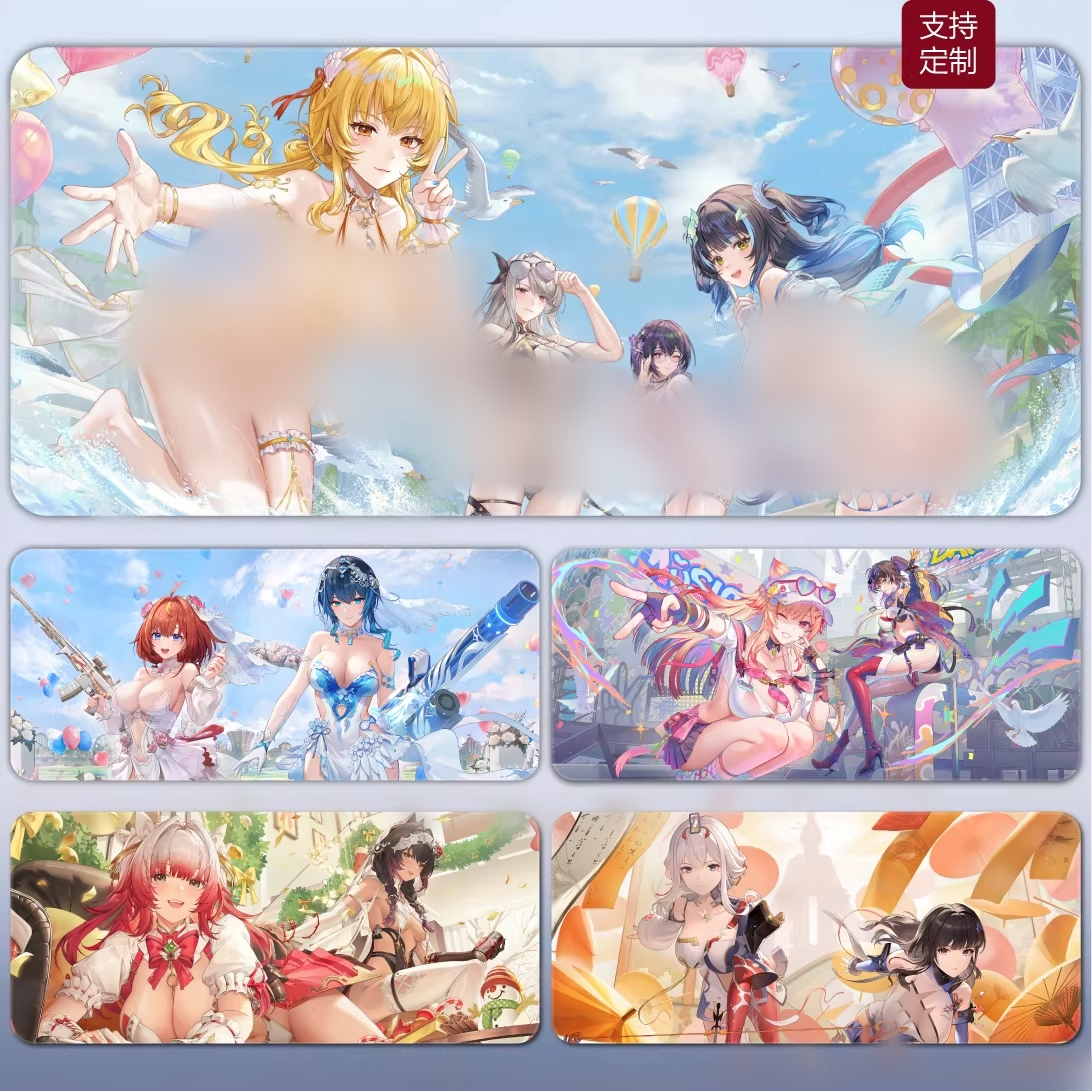尘白禁区美女鼠标垫超大电竞二次元游戏桌垫电脑键盘垫定制周边 - ACG潮玩折扣城出品