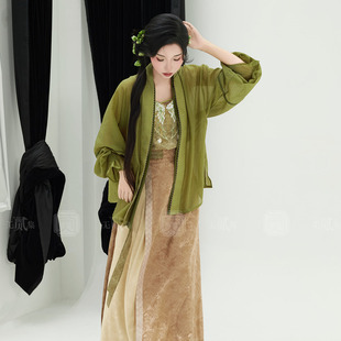 无贰集【琥珀迷踪】宋制改良飞机袖开衫吊带旋裙日常汉服新中式