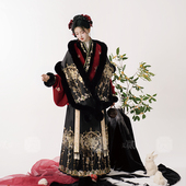 无贰集 喵运亨通 发财猫拜年服对交袄马面裙新年战服明制汉服