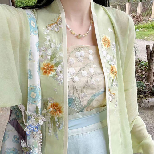 无贰集向日葵元素防晒短衫汉服