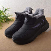 女棉鞋 冬季 加绒加厚妈妈鞋 老北京布鞋 软底防滑中老年人休闲保暖鞋