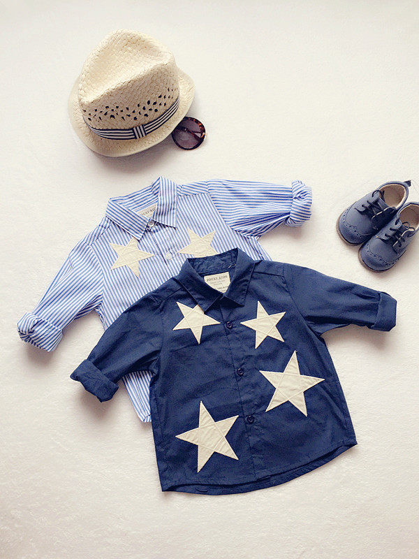 Chemise garcon à manche longue - Ref 2075648 Image 1