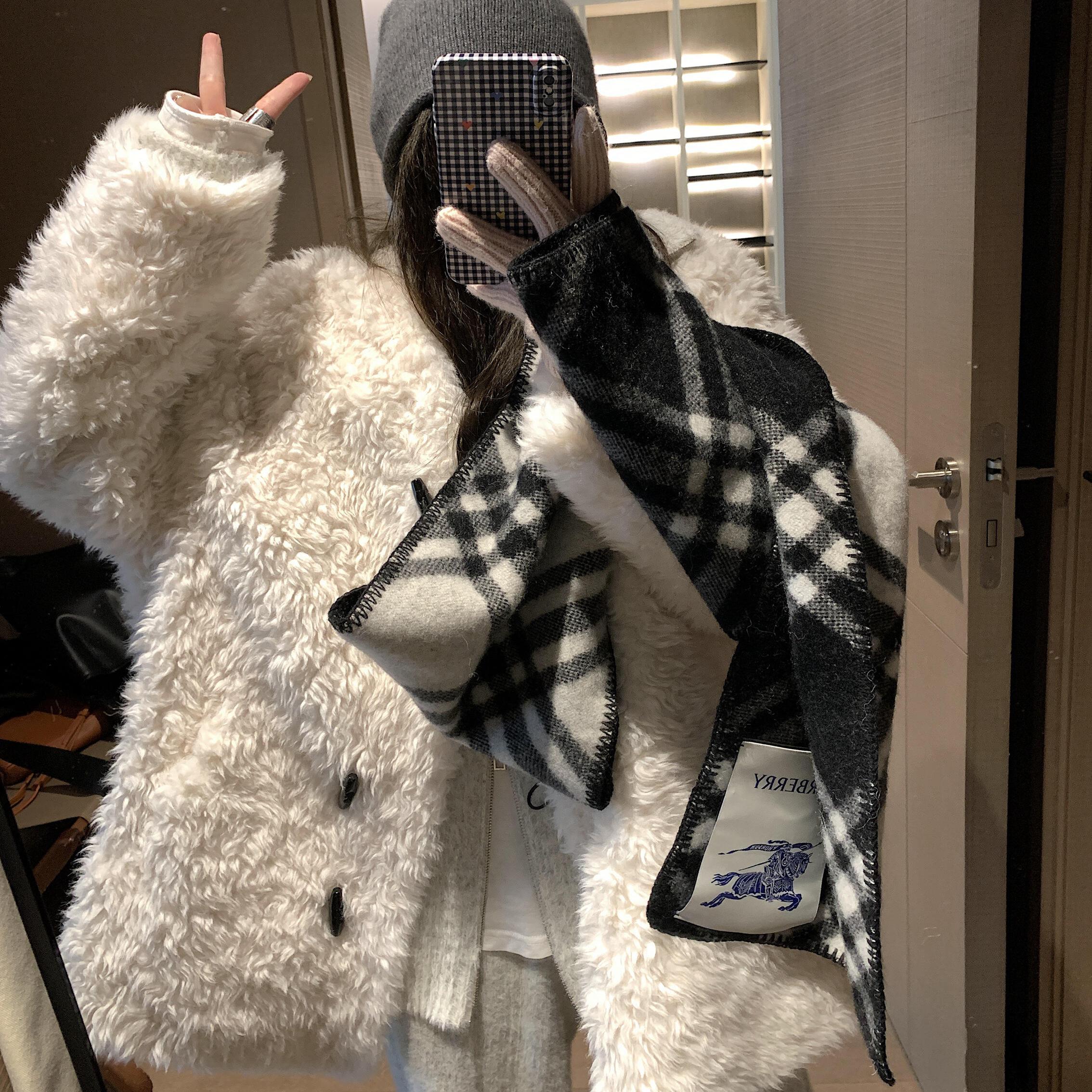 2025秋冬新款仿毛毛皮草外套