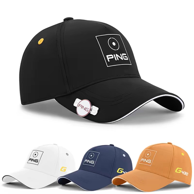 高尔夫球帽男女同款夏季户外运动帽子透气防晒送MARK golf cap
