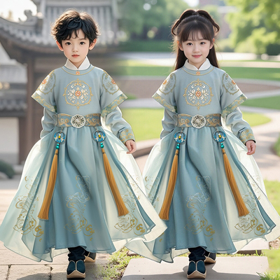 女童古风汉服儿童超仙唐装中秋节