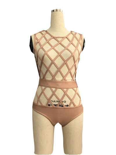 Europe and America Mesh Sexy lingerie Bandage Evening dress Sleeveless Conjoined Triangle pants Show thin Trend ventilationin the Women's clothing/Boutique , Wedding/Cheongsam/Formal dress , Formal dress/Evening  category - from Buy2taobao.com to provide professional Taobao agent buy service