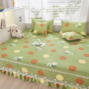 新款高档榻榻米床盖四季通用专用床单炕单大炕盖防滑可机洗可定制