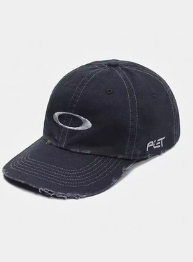 美式Oakley x Piet x OAK联名水洗做旧破洞高街风棒球帽25SS