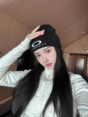 小众买手OaKley针织帽冷帽潮牌刺绣毛线帽男女情侣秋冬保暖百搭