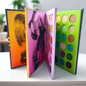 网红抖音同款 72色三层眼影书珠光哑光闪粉亮片COS眼影学生舞台妆