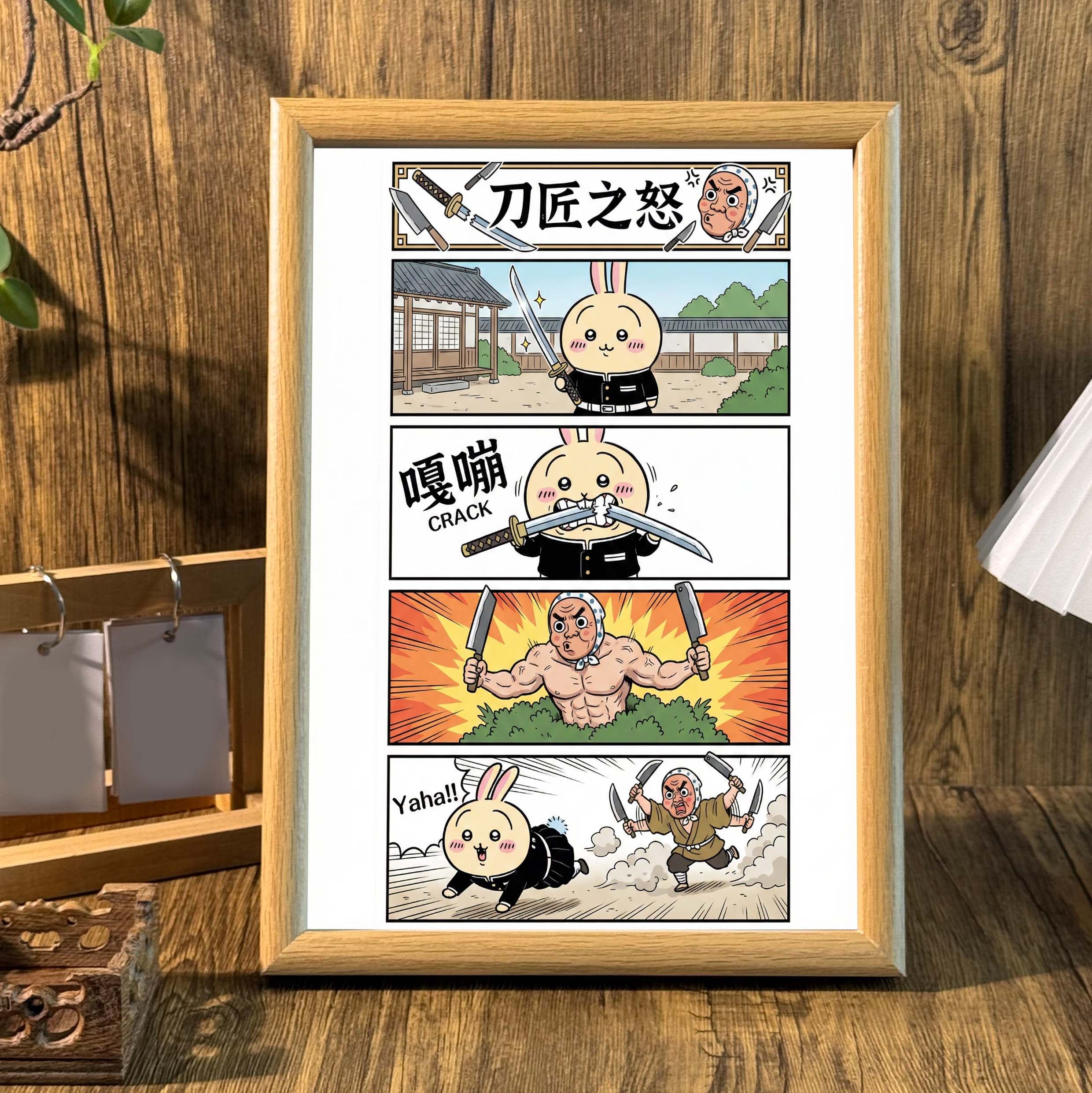 刀匠之怒乌萨奇鬼灭之刃卡通动漫人物相框宿舍桌面摆台墙面装饰画,家居饰品,相框/画框,淘宝优惠券,粉丝福利购,淘宝优惠卷