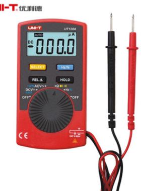 UT120A数字万用表笔记本式口袋袖珍家用型万能表UT120B/C