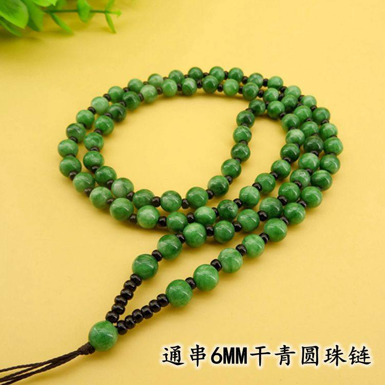 手工绳子翡翠吊坠挂绳编织项链