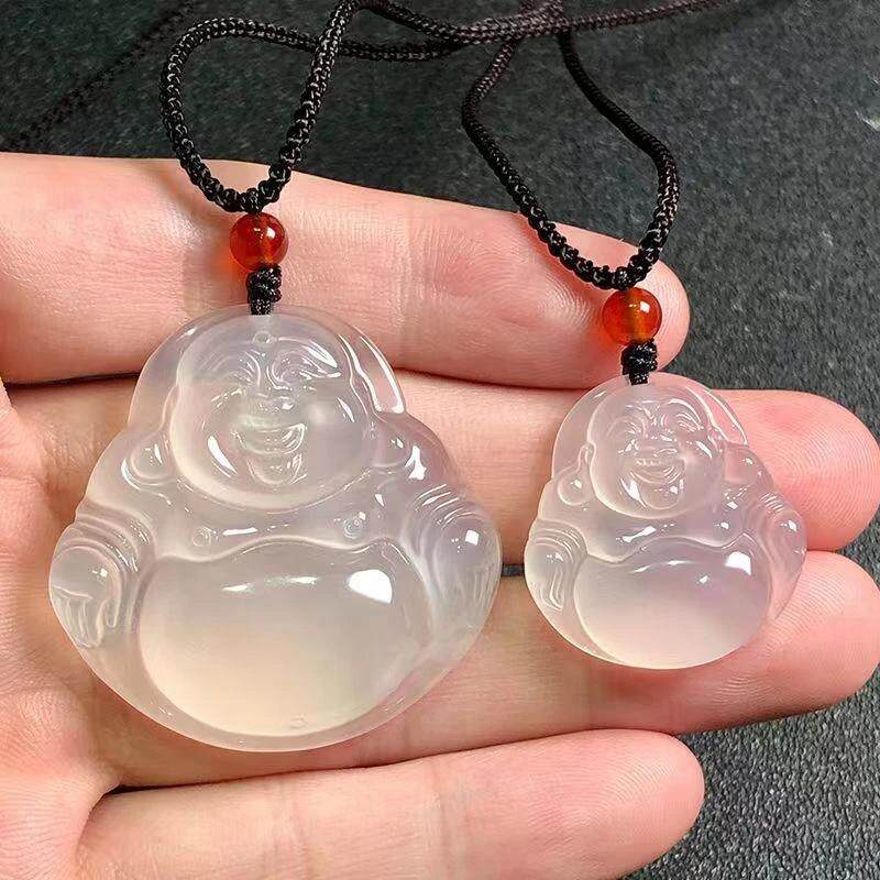 天然玛瑙玉髓佛公高级爆款吊坠