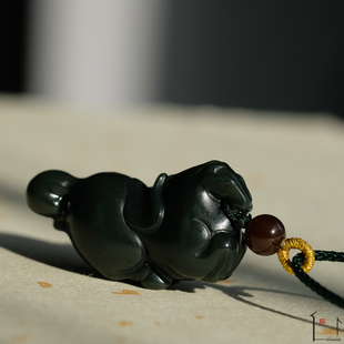 住朴-和田玉唐马 青玉唐马 生肖马 一马当先