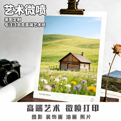 Epson爱普生艺术微喷摄影作品插画油画版画高清打印来图定制