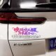 晚风吹人醒万事藏于心励志个性 饰汽车车车门后挡风贴纸 创意网红装