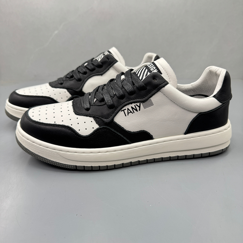 真皮男百搭潮流板鞋欧洲站低帮鞋