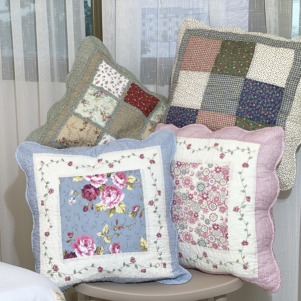 加厚客厅抱枕套沙发抱枕靠垫办公室腰枕套床头靠背垫正方形不含芯