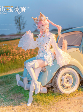 预售！Fate cos玉藻前cosplay wada展花车巡游行宫廷风洋装女礼服