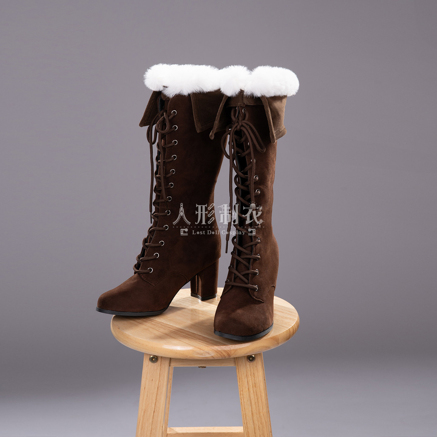 人形制衣cosplay时崎狂三狼化狼女cos兽耳狼尾巴皮鞭靴子道具配件