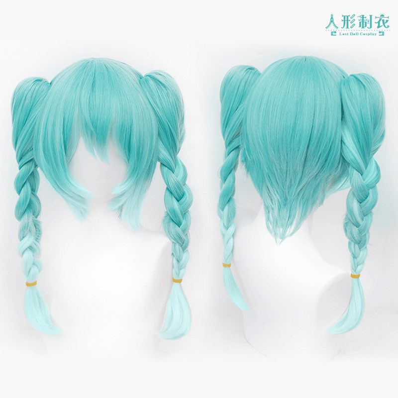 人形制衣cosplay假发初音未来miku兔女郎性感可爱双马尾cos假发_虎窝淘
