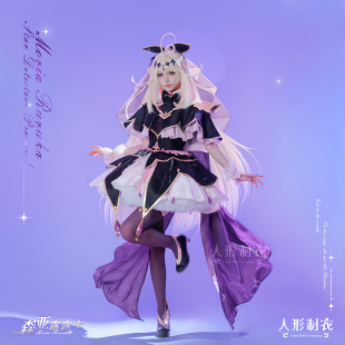 预售尾款！森亚露露卡cos名侦探光之美少女cosplay黑Q女人形制衣