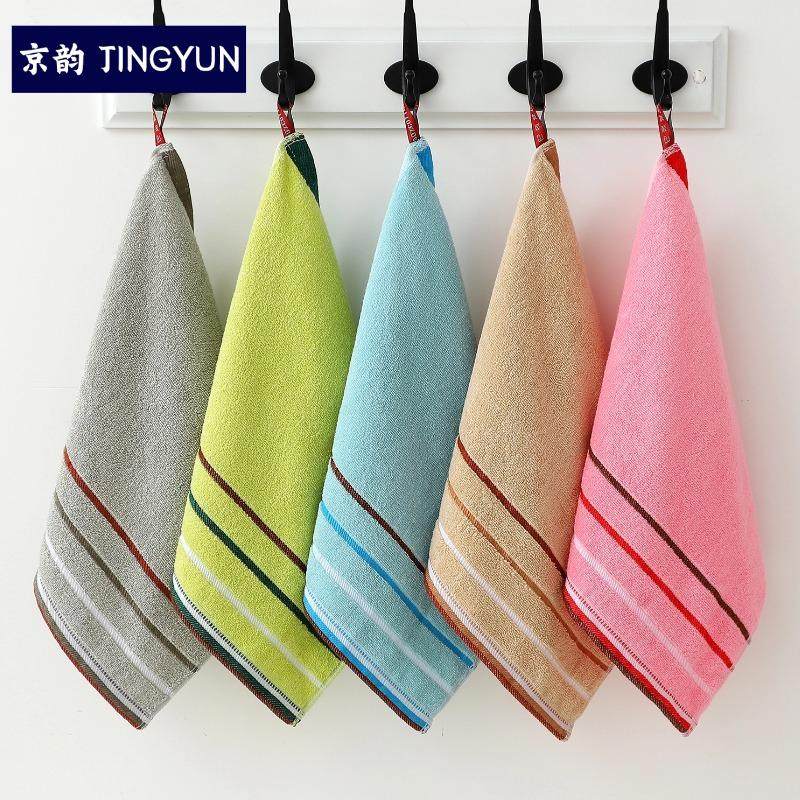 挂式纯棉方巾成人洗脸儿童柔软吸水面巾正方形小毛巾不掉毛不掉色