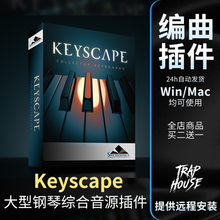 远程安装 大型钢琴综合音源经典 合成器插件 Keyscape 四巨头新版