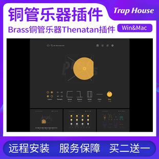 Mac包安装 铜管乐器插件音色黄铜音源合成器Win Brass Thenatan