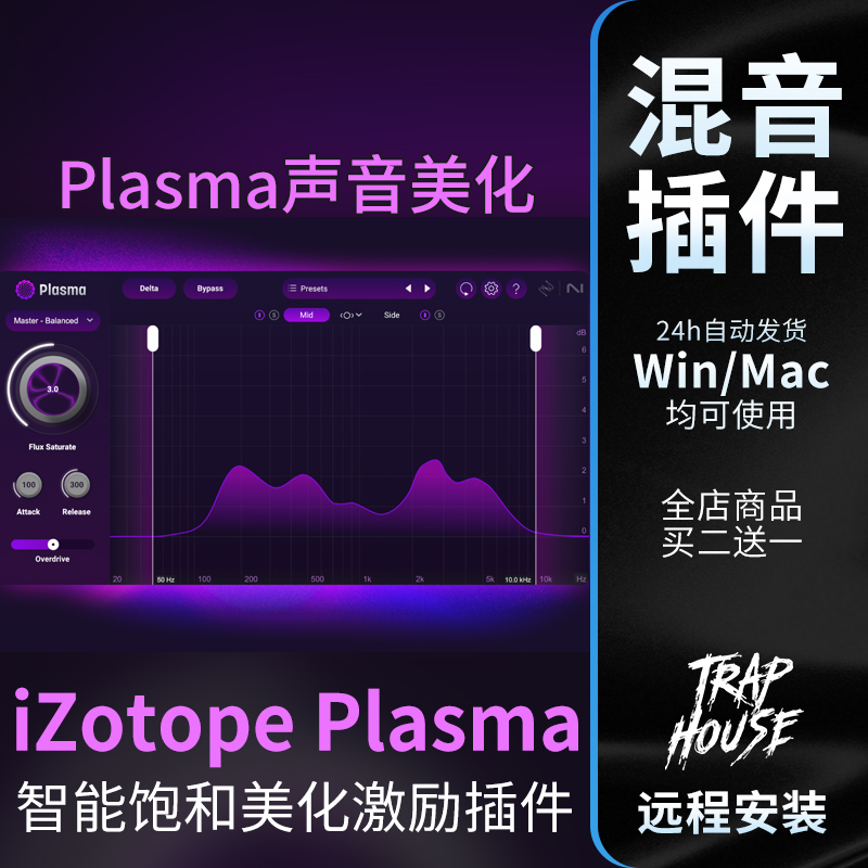 iZotopePlasma混音插件饱和增强