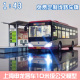 天津公交模型玩具车 上海申龙客车灯光合金巴士大号定制正版