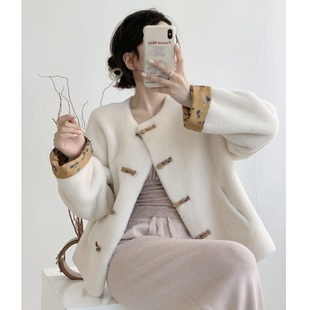 唐装中式女装中国风外套国风2026新款改良旗袍上衣盘扣新中式冬装