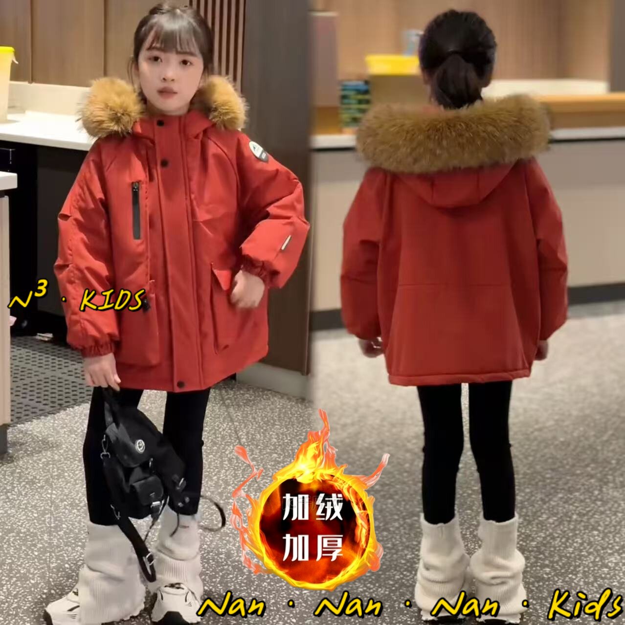 加厚加绒经典款式派克服