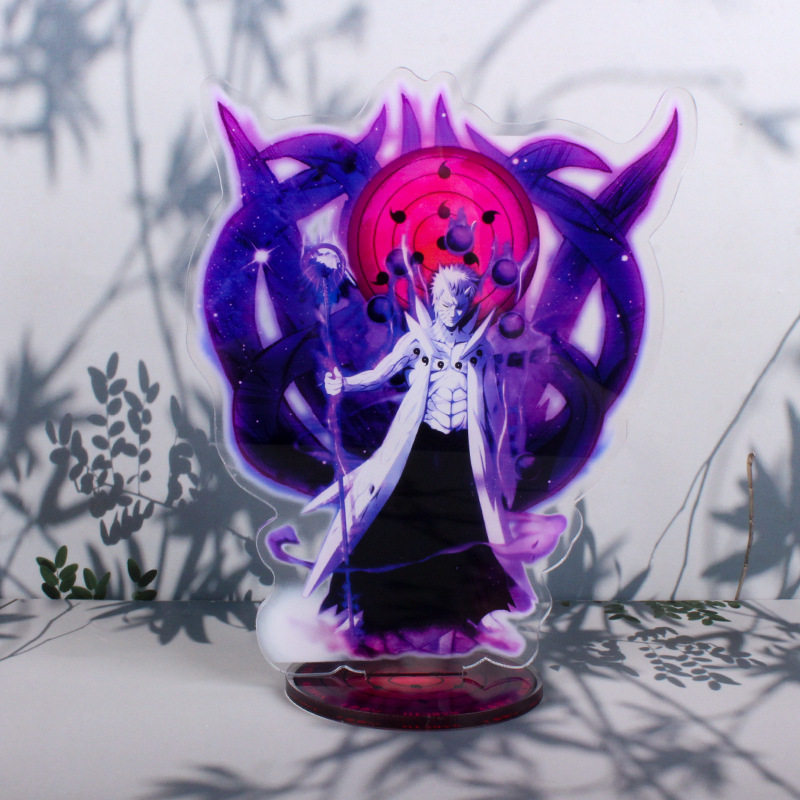 新六道写轮眼带土角色大立牌模型亚克力桌面摆件火影忍者动漫周边