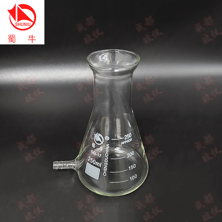 下咀大口三角瓶 下口锥形三角烧瓶 50ml~5000ml 喇叭口具下嘴瓶