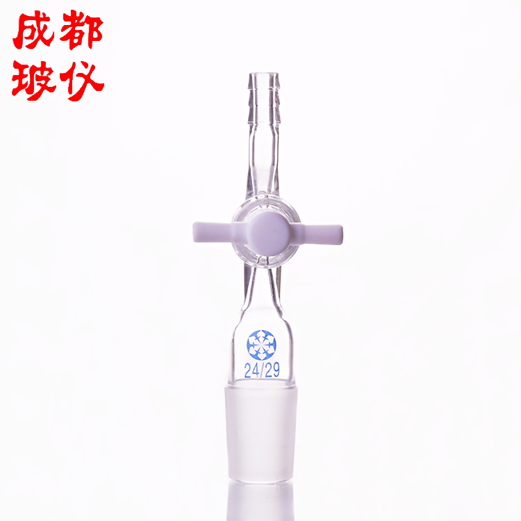 F4直型接头具活塞 直型抽气接头 四氟节门 14#19#24#29#34#40#50#