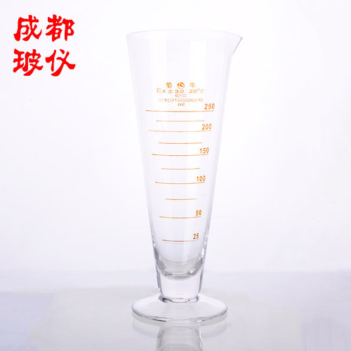 蜀牛 量杯 20ml50ml100ml250ml500ml1000ml2000ml 玻璃三角量杯