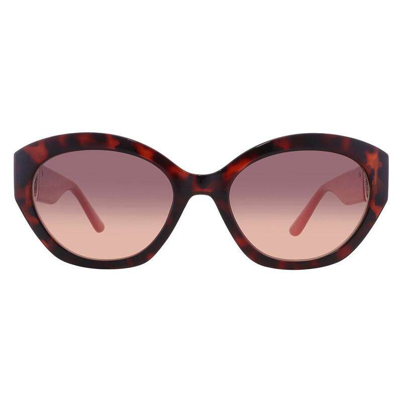 代购GUESS女士太阳镜防紫外线渐变镜片非偏光塑框猫眼型渐变色