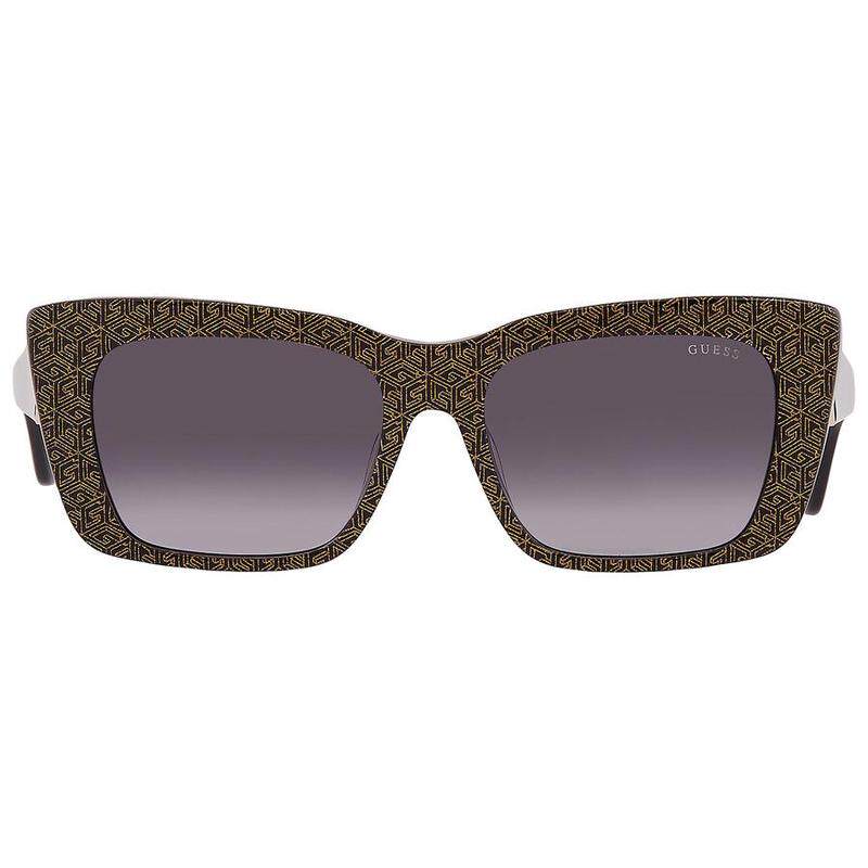 代购GUESS女士太阳镜防紫外线渐变镜片遮光非偏光猫眼型塑料框