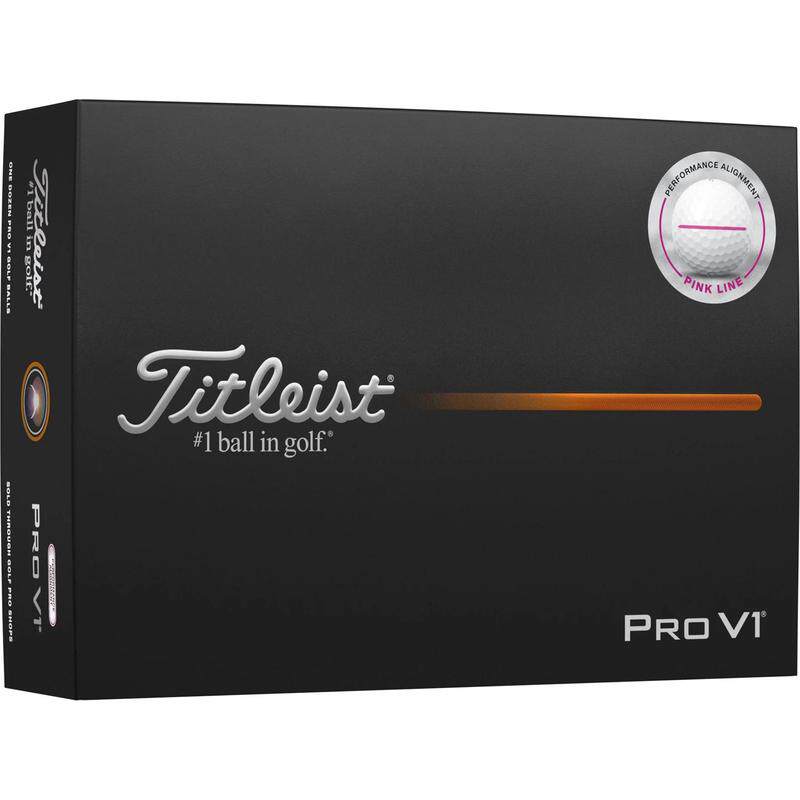 Titleist高尔夫球高弹道粉色图片