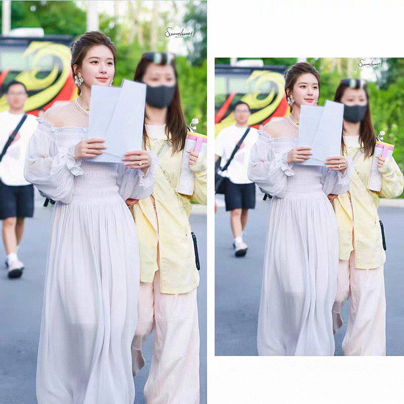 星芭莎赵露思同款连衣裙女